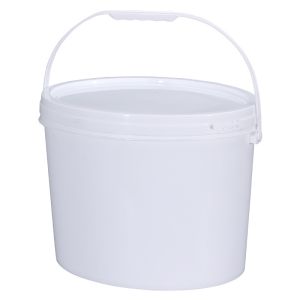 Buy cheap Heavy Duty Oval Polypropylene PP Recycled Plastic Buckets 6L OEM from wholesalers