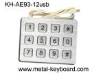 China Ruggedized Kiosk Numeric 4 x 3 Metal Keypad Stainless Steel with 12 Keys for sale