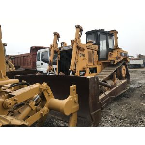 Single Ripper Caterpillar Used Bulldozer D7H CAT 3306 Engine 231hp engine power