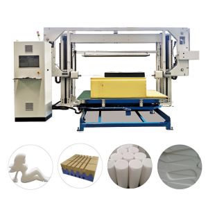 Buy cheap Sponge Cutting Machine For Flexible PU Foam Cutting With High Speed Blade And No Dust from wholesalers