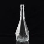 Buy cheap 750ml Cut Shape Unique Design Glass Spirits Bottle Manufactured by for Custom Made from wholesalers