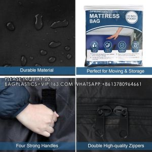 Buy cheap Mattress Bag Twin Extra Long, Mattress Bags For Moving XL, Waterproof Mattress Storage Bag Handles For Easy Movin from wholesalers
