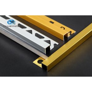 Buy cheap Anodized Aluminium Edge Trim Profiles With Hole Punched 0.7-2mm Thickness from wholesalers