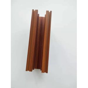 Buy cheap Electrophoresis Wood Finish Aluminium Profiles For Windows Recyclability from wholesalers