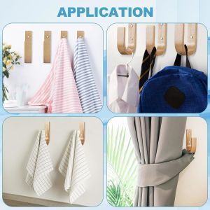 Buy cheap Custom Wooden U Shaped Curtain Hooks Eco-friendly Natural Wood from wholesalers