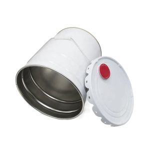 Buy cheap Customized metal paint bucket and lid Rust Resistance and Stackable Design 12-43 cm Height from wholesalers