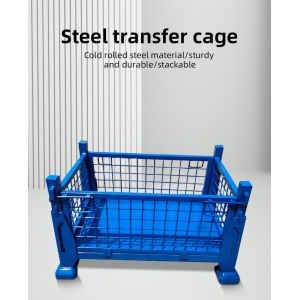 Buy cheap Foldable Steel Transfer Cage Ventilated Stackable Storage Cage from wholesalers