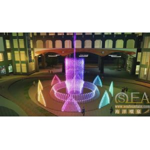 Buy cheap Custom Made Floor Fountains With Beautiful Video Stainless from wholesalers