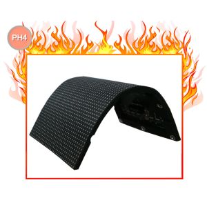 China P4 Soft Flexible Led Display Module Screen Programmable on sale