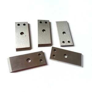 Buy cheap YG6X Custom Tungsten Carbide Blade With Three Hole For Cutting Textile from wholesalers