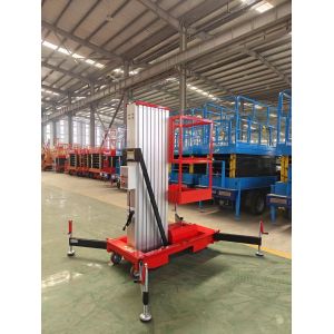 Buy cheap Single mast aluminum alloy Lifter with a working height of 4-26m 6m 7m 8m 9m 10m 11m 12m from wholesalers