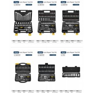 AA4C 54pcs auto repair tool kit shelf hardware hand tools workbench tools A1