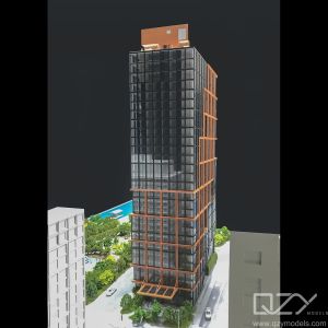 Buy cheap 1/100 High Rise 3D Architectural Landscape Model New York Quay Tower Building from wholesalers