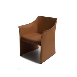 Buy cheap Office O CAP Fiberglass Arm Chair With Pigmented Leather Body from wholesalers