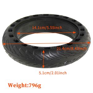 Buy cheap 8 Inch Solid Honeycomb Tire 8.5x2 Tyre Compatible for Electric Scooter M365 Pro 1S Pro2 Mi Rubber Scooter Wheels Accessories from wholesalers