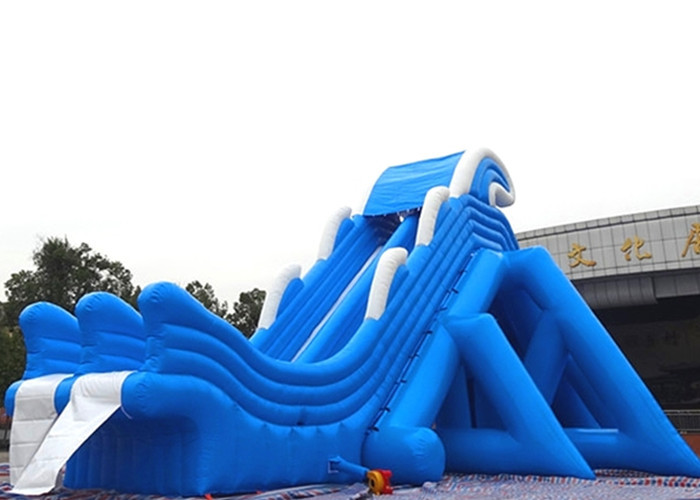 Buy cheap Creative Large Inflatable Dry and Wet Slides With Quadruple Stitching from wholesalers
