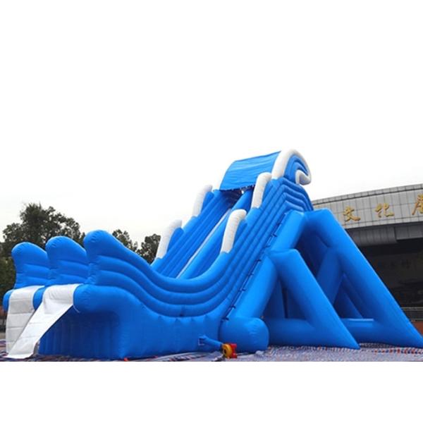Quality Creative Large Inflatable Dry and Wet Slides With Quadruple Stitching for sale
