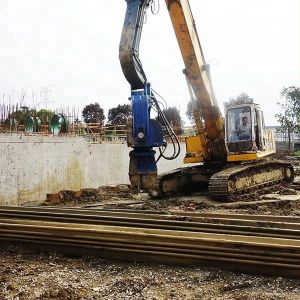 Buy cheap Vibratory Hammer Screw Pile Drilling Machine Suitable 20-24T Excavator V-250D from wholesalers