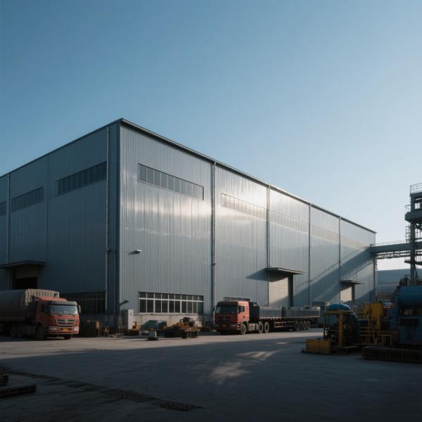 Buy cheap Lightweight Prefabricated Steel Warehouse Building with H Frame from wholesalers