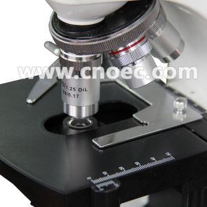 Lab Student Achromatic Binocular Compound Microscope With LED Light