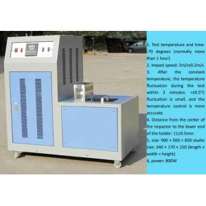 Durable Rubber Testing Instruments / Equipments For Low Temperature Brittleness