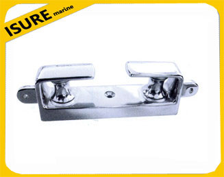 Quality angle fairleads with two wheels stainless steel bow chock for sale