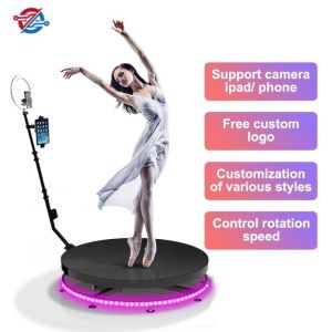 Buy cheap Slow Motion 360 Rotating Photo Booth Rgb Automatic Camera Holders Party And Wedding Machine from wholesalers