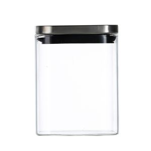Buy cheap Borosilicate Dry Food 500ml Glass Kitchen Canister from wholesalers