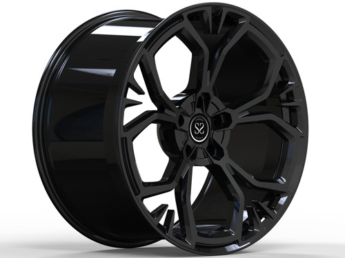 Buy cheap Special Design for Porsche Cayenne Forged Monoblock Rims Gloss Black Custom Wheels from wholesalers