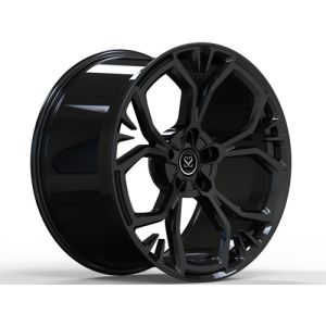 Buy cheap Special Design for Porsche Cayenne Forged Monoblock Rims Gloss Black Custom Wheels from wholesalers
