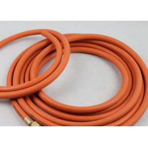 Black SBR BP 60 Bar Braided Gas Hose , Gas Flexible Hose ID 6MM To 13MM