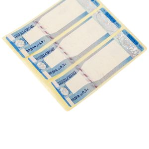 Security Custom Security Stickers Waterproof UV Resistant Serial Number Barcode
