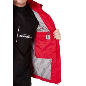 Warm Duck Down Puffer Jacket Dyed Embroidered Corduroy With Hood