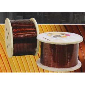 Buy cheap AIW Enameled Flat Copper Wire 2.0mm 3mm 4mm Rectangular Wire from wholesalers