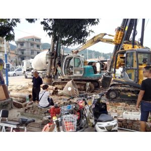 Buy cheap Heavy-Duty 50,000 Kg Piling Rig Machine with 32 MPa Hydraulic System and 100kN Max Pulling Force for Drilling Applications from wholesalers