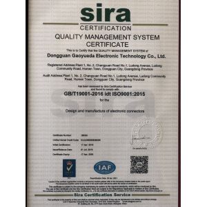 Shenzhen Xietaikang Precision Electronic Co., Ltd. Certifications