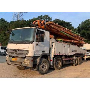 Buy cheap 2013 Zoomlion 56m Used Concrete Boom Pump with Cylinder Type Structure from wholesalers