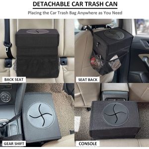 Buy cheap Car Trash Can For Car Cute, Car Trash Bag Bin Hanging Waterproof Automotive Car Garbage Cans Leak Proof Vehicle from wholesalers