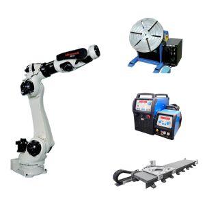 Buy cheap 6 Axis max.payload 200kg max.reach 2579mm kawasaki BX200L robot arm with welder and manipulator from wholesalers