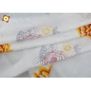230cm Width Mattress Quilting Fabric Polyester Warp Knitted Printing Bronzing