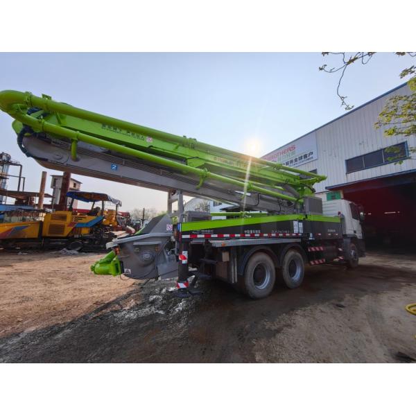 Zoomlion Renovated 38m Concrete Equipment Placing Boom Beton Pump Machine Used Concrete Pump Benz Truck