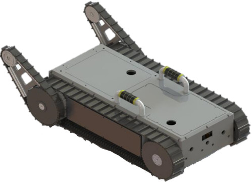 Quality Ternary Lithium Battery Ip68 Outdoor Robot Chassis 80kg Load for sale