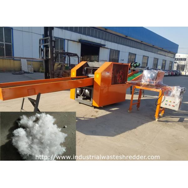 Sprayed / Vacuum Cotton Industrial Waste Shredder Quilts Sleeping Bag Cutter