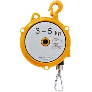 Yellow Retractable Spring Balancer 160kg Capacity For Lifting Equipment