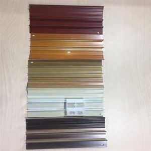 Buy cheap Customized Wood Grain Aluminum Extrusion Smooth  Floor Skirting Board from wholesalers