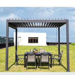 Customizable And Easy To Install Aluminum Louvered Pergola With Professional