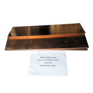 Buy cheap UNS C17200 Beryllium Copper Sheet ASTM B194 CuBe Grade from wholesalers