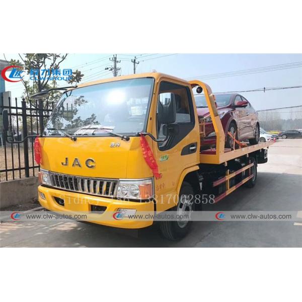 Quality JAC 4x2 3 Ton 5 Ton Flatbed Wrecker Towing Truck for sale