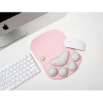 Buy cheap Wrist Support Cat Paw Mouse Pad Odorless For Gaming And Work from wholesalers