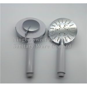 Buy cheap Hot sale New style ABS plastic three functions chromed finished shower hand spray shower sanitary ware from wholesalers